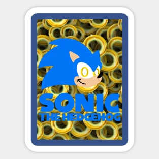 Chasing Coins Sonic Sticker